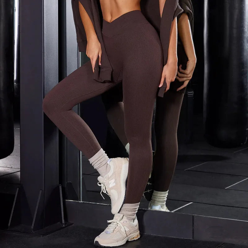 Women’s Seamless Ribbed Leggings