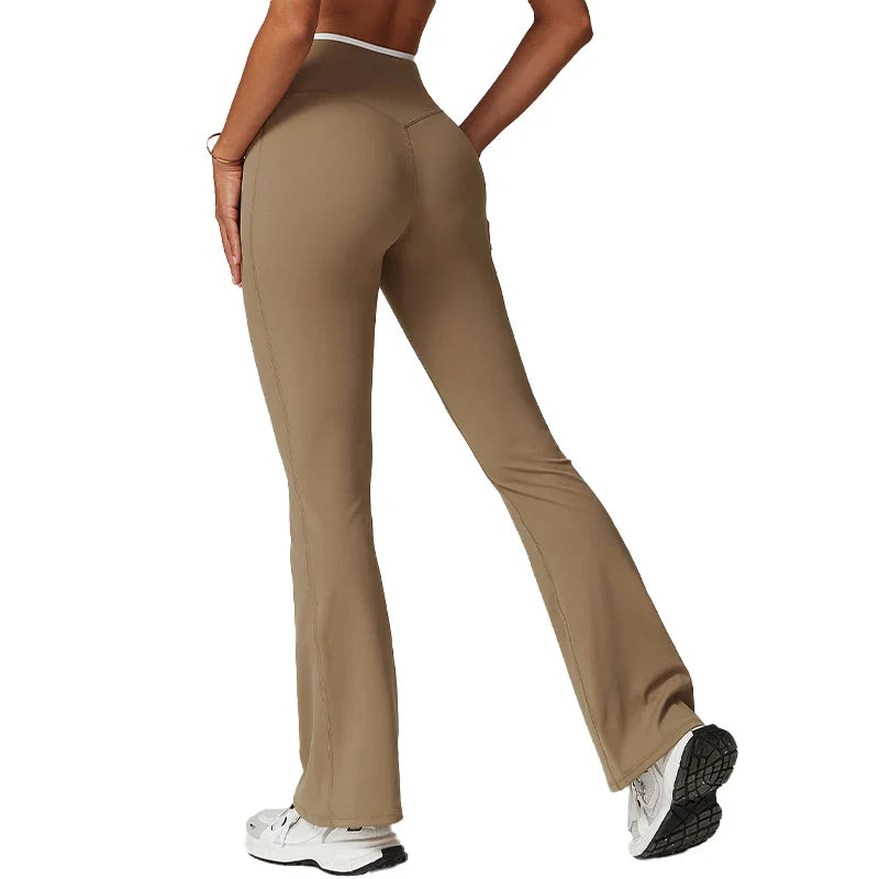 Women’s High Waist Flared Yoga Pants