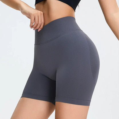 Women’s Seamless High Waist Sports Shorts