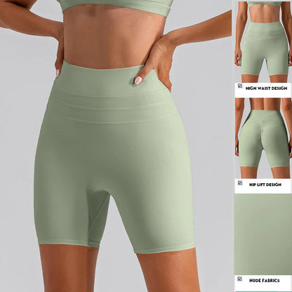 Women’s Summer High Waist Yoga Shorts