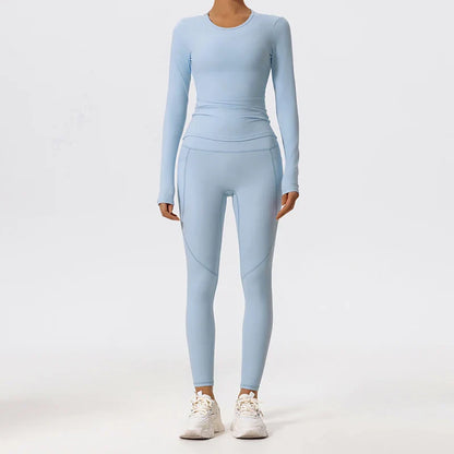 Women’s 2-Piece Long Sleeve Gym Set