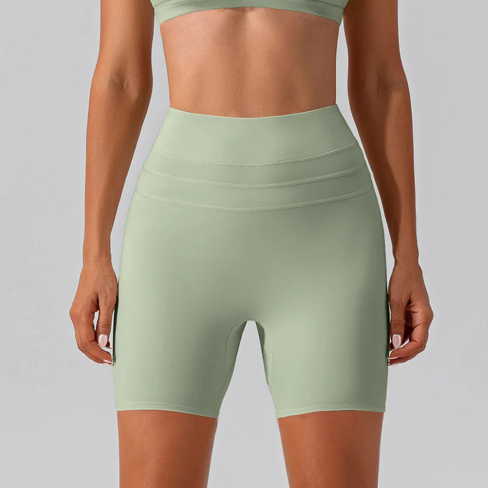 Women’s Summer High Waist Yoga Shorts