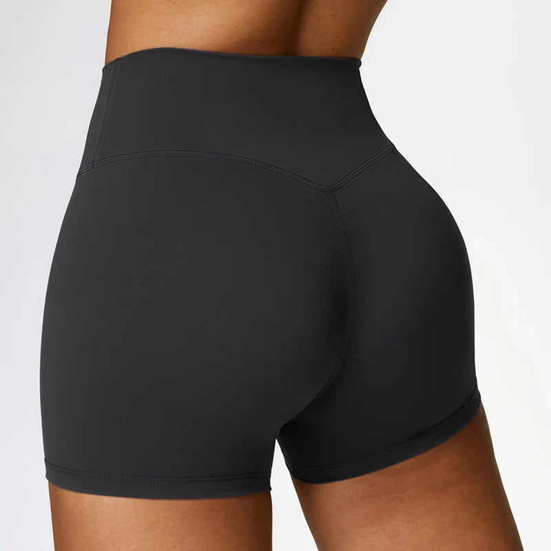 Women’s High Waist Push-Up Yoga Shorts