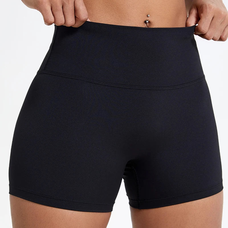 Women’s High Waist Running Shorts – Buttock Lift Yoga & Gym Leggings