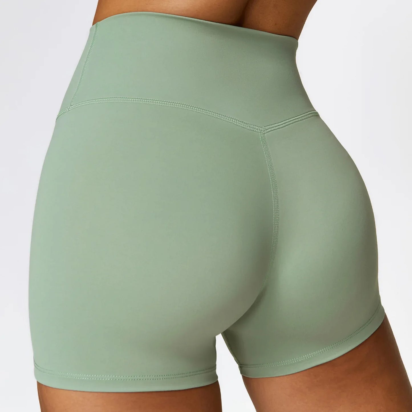 Women’s High Waist Push-Up Yoga Shorts