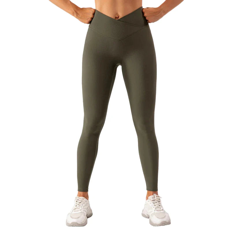 Women’s Seamless Ribbed Leggings