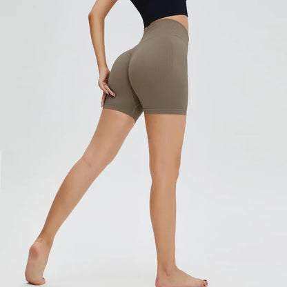 Women’s Seamless High Waist Sports Shorts