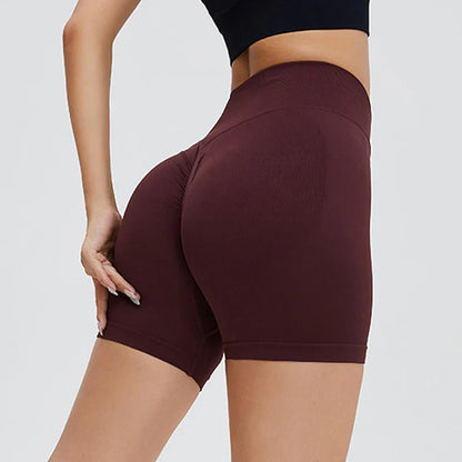 Women’s Seamless High Waist Sports Shorts