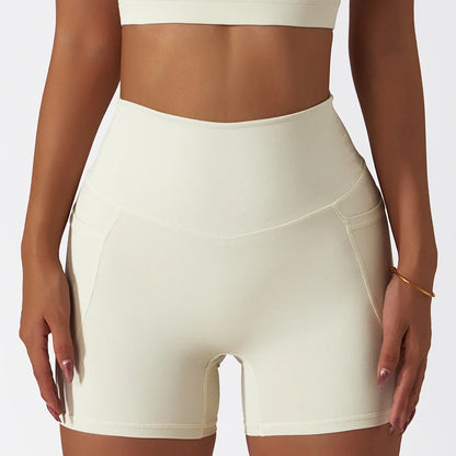 Women’s High Waist Yoga Shorts