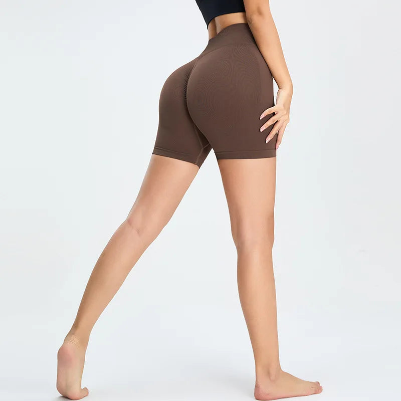 Women’s Seamless High Waist Sports Shorts