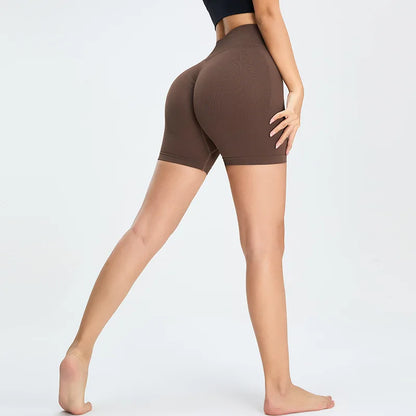 Women’s Seamless High Waist Sports Shorts