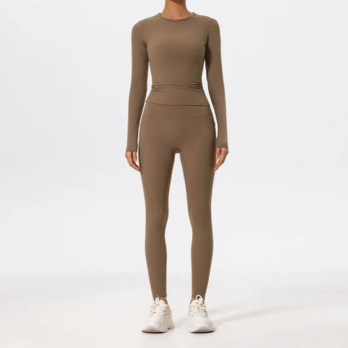 Women’s 2-Piece Long Sleeve Gym Set