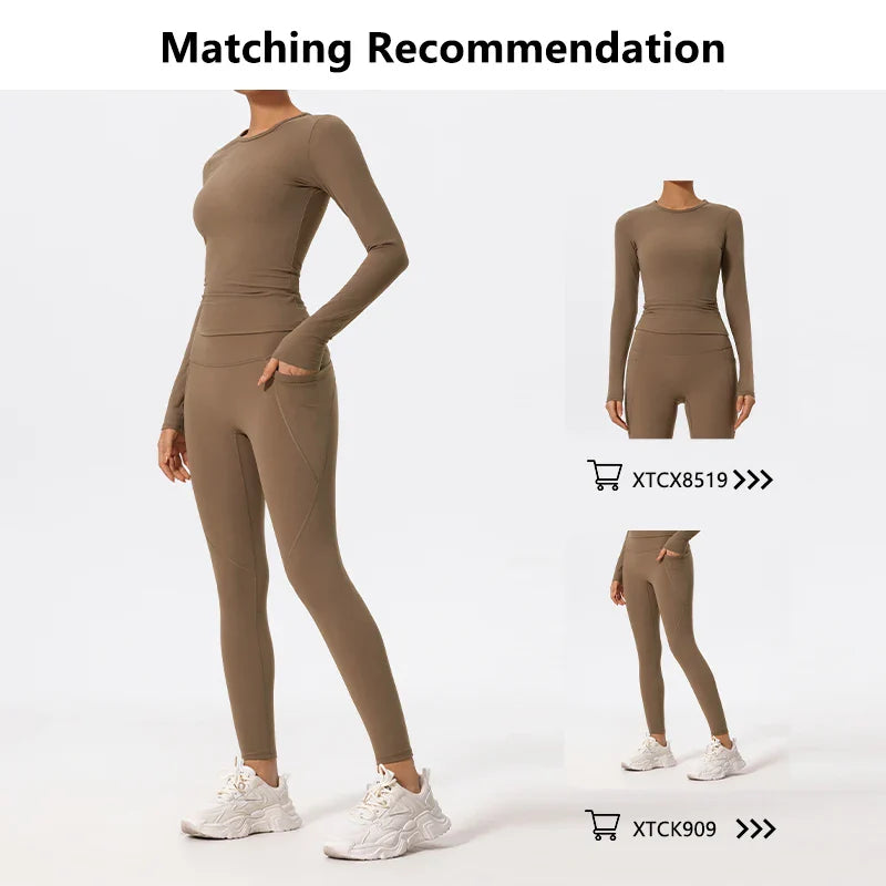 Women’s 2-Piece Long Sleeve Gym Set