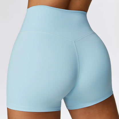 Women’s High Waist Push-Up Yoga Shorts